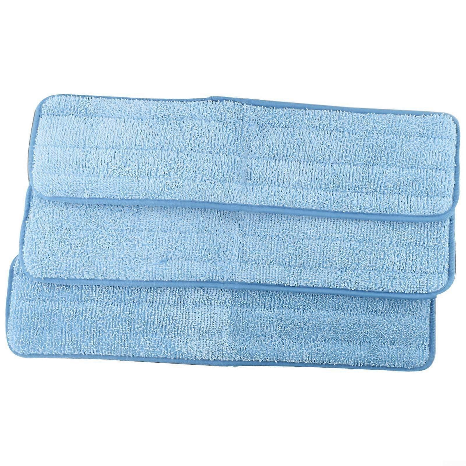 18 Inch Commercial Microfiber Mop Pads Refill,  Absorbency, Soft for Floor Protection, 3pcs