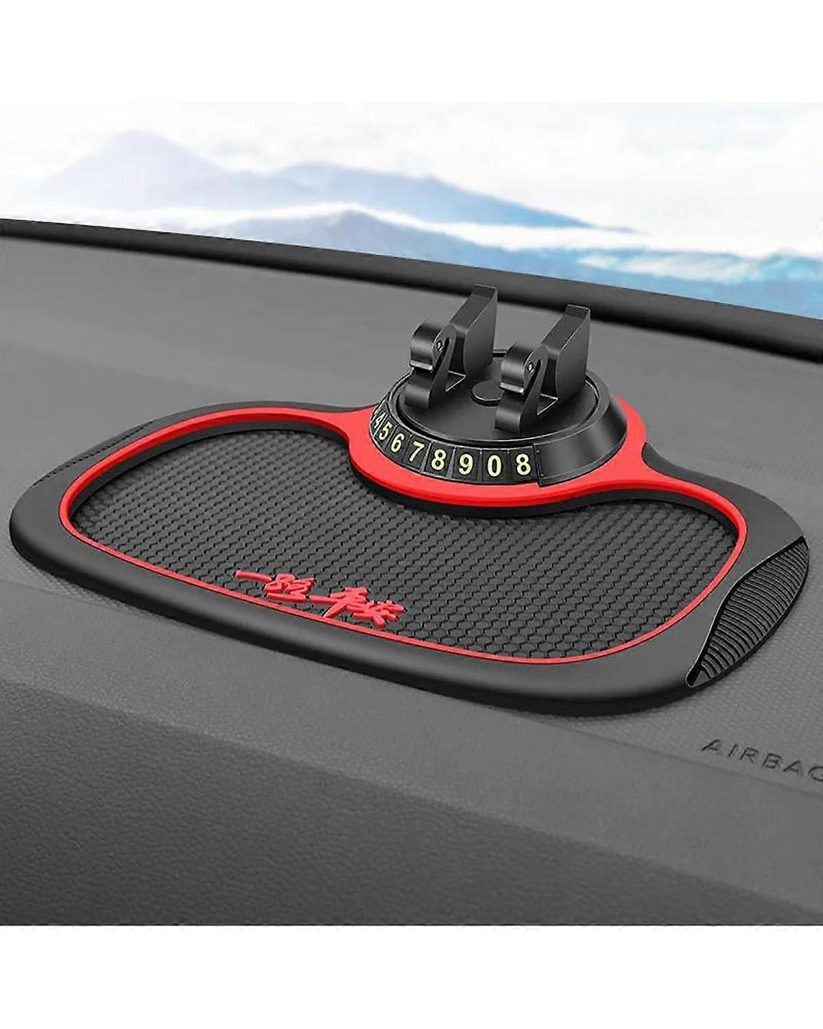 Car Dashboard AntiSlip Mat Silicone Phone Holder Pad Stable Mount for Bumpy Roads Easy Clean