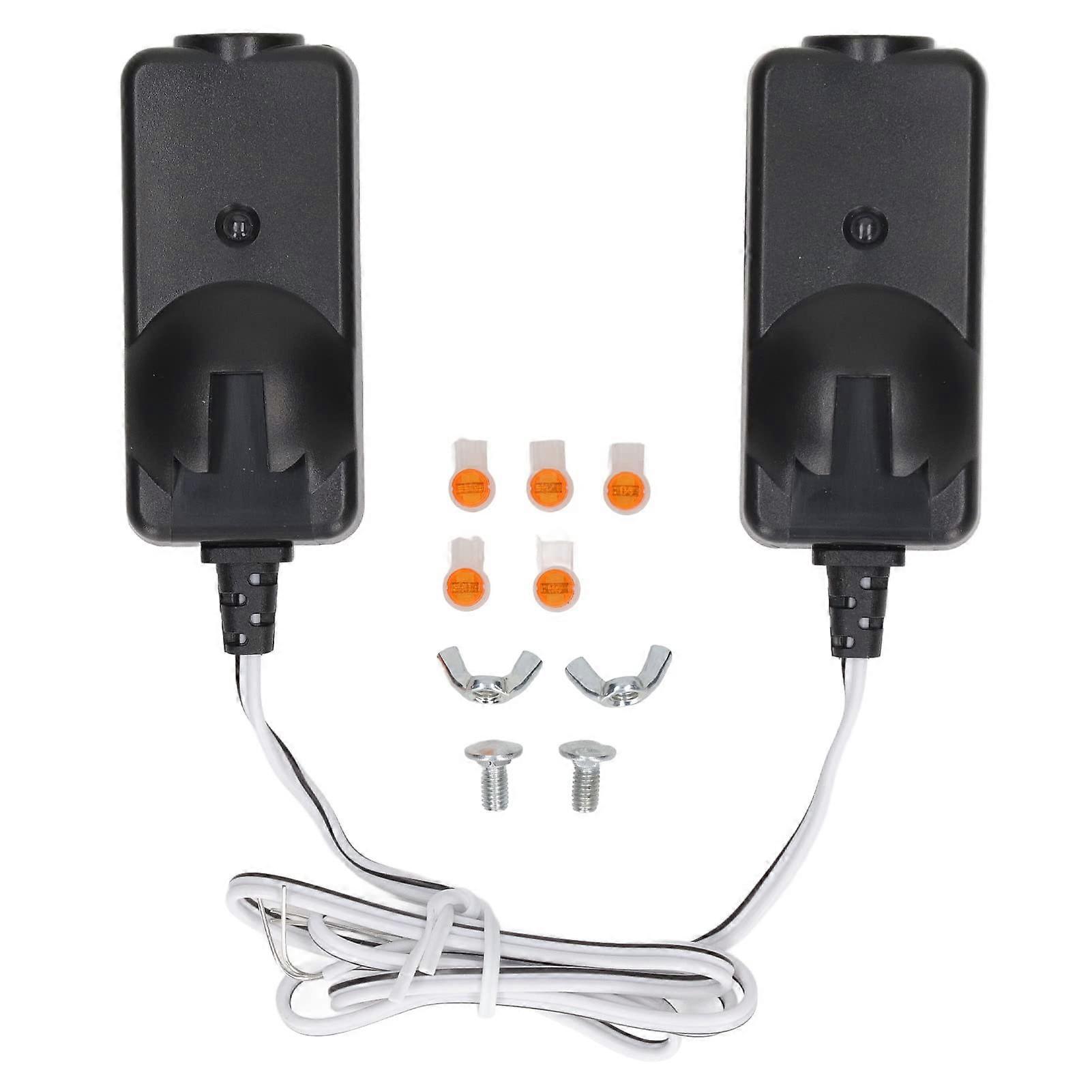 Garage Door Safety Sensor Kit Compatible with Chamberlain Sears Raynor, Infrared, Easy Install ABS