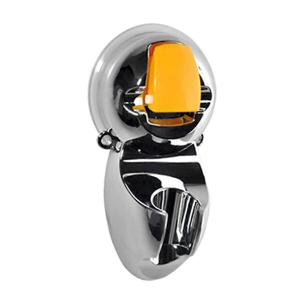 Suction Cup Shower Head Holder No Drill Wall Mounted Adjustable Bracket with Chrome Finish