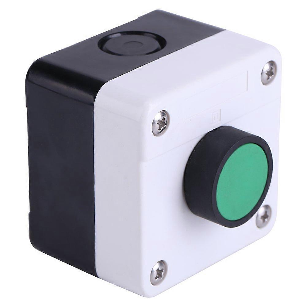 Momentary Push Button Switch IP54 Weatherproof Green Gate Opener Control for Outdoor Use