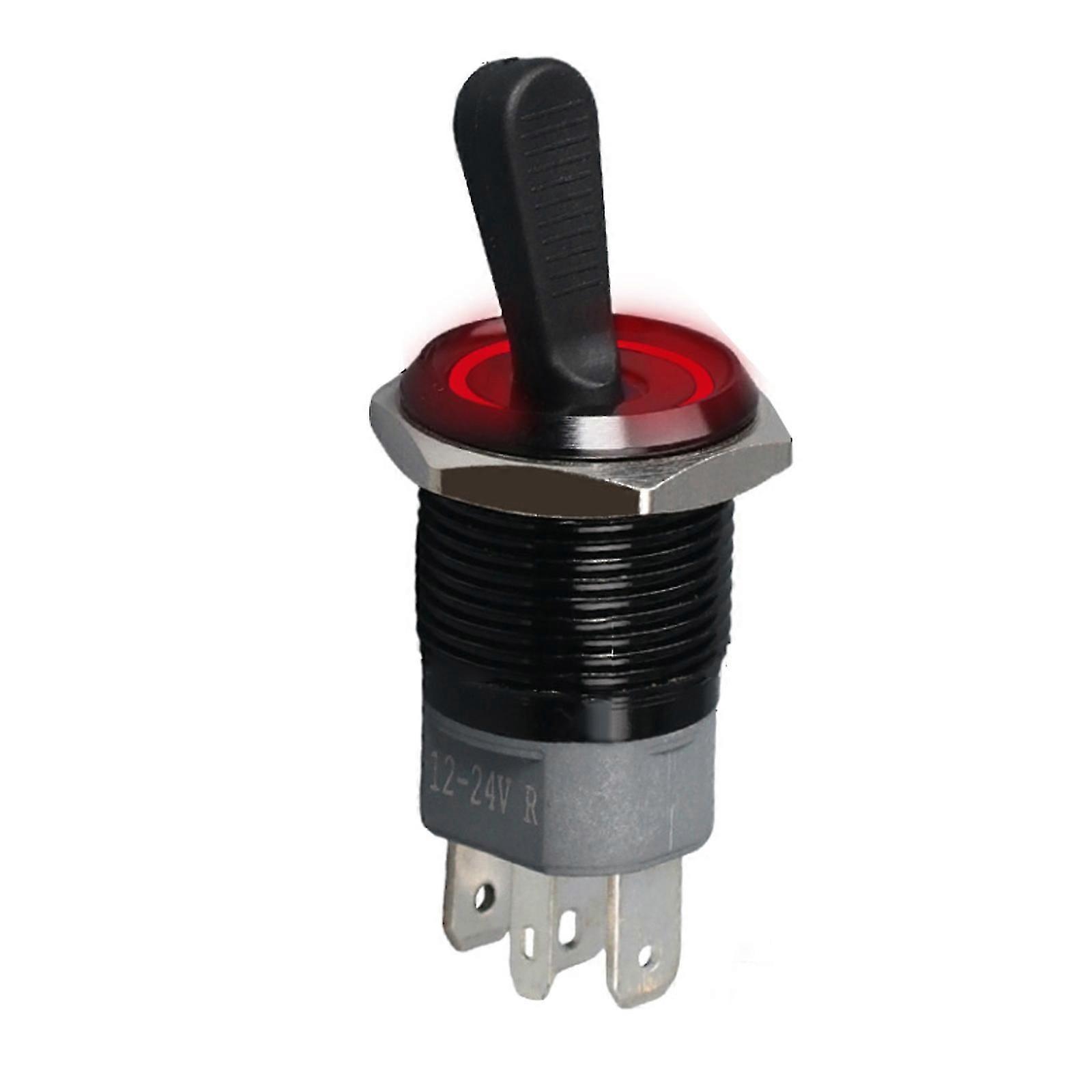 LED Illuminated Metal Toggle Switches for Electronics & Models
