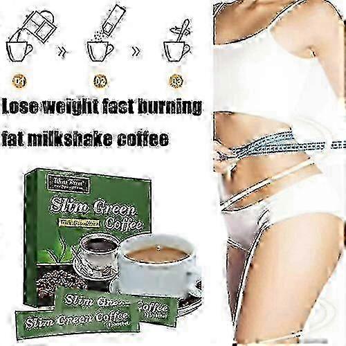 18-54pcs Green Coffe Green Slim Coffee with Ganoderma Control Weight-Loss