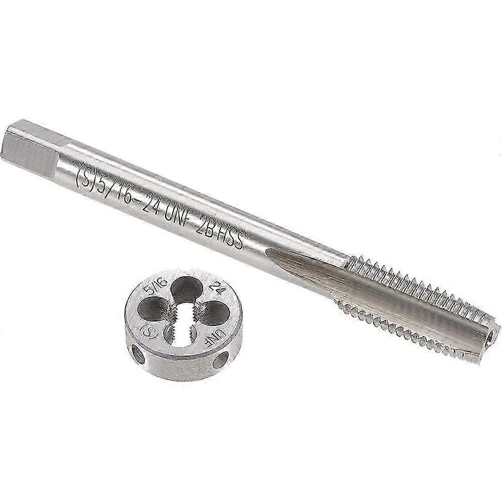 5/16 -24TPI Tap Die Set HSS Right Hand Thread Round