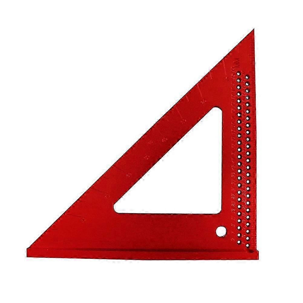 Woodworking Hole Scribing Gauge 45/90 Degree Triangular Ruler Double Scale Right Angle Ruler Measuring Marking Tool