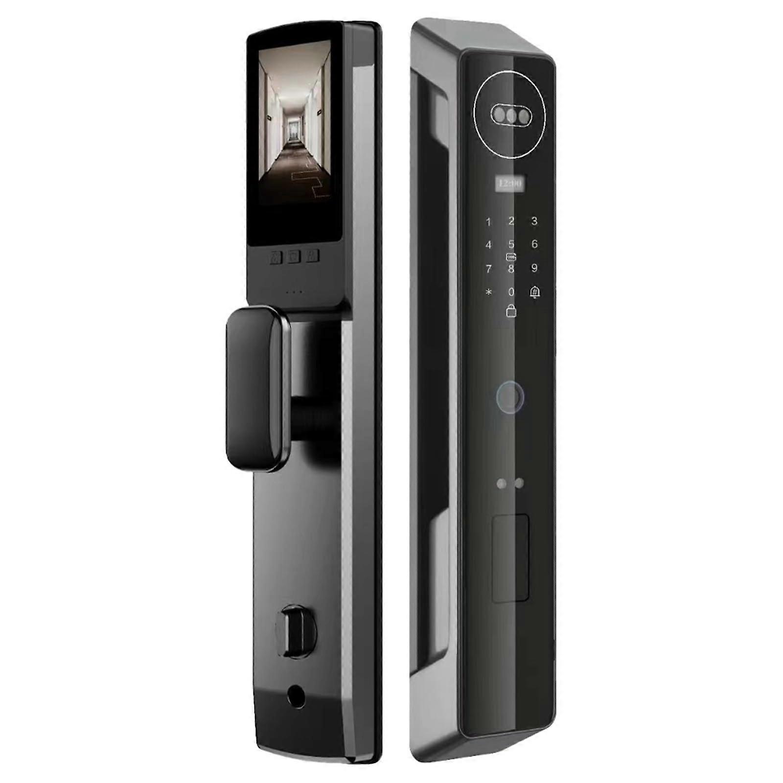 Smart Door Lock with 3D Face Recognition, WiFi Fingerprint Unlock, Keyless Entry and Multiple Access Modes