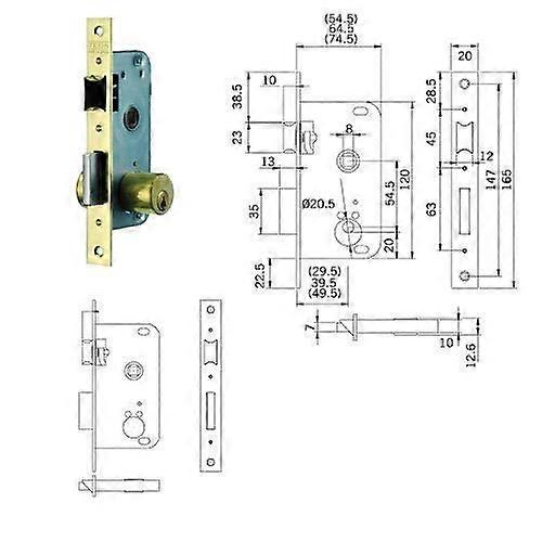 Cerradura Tesa 2000-hl/50