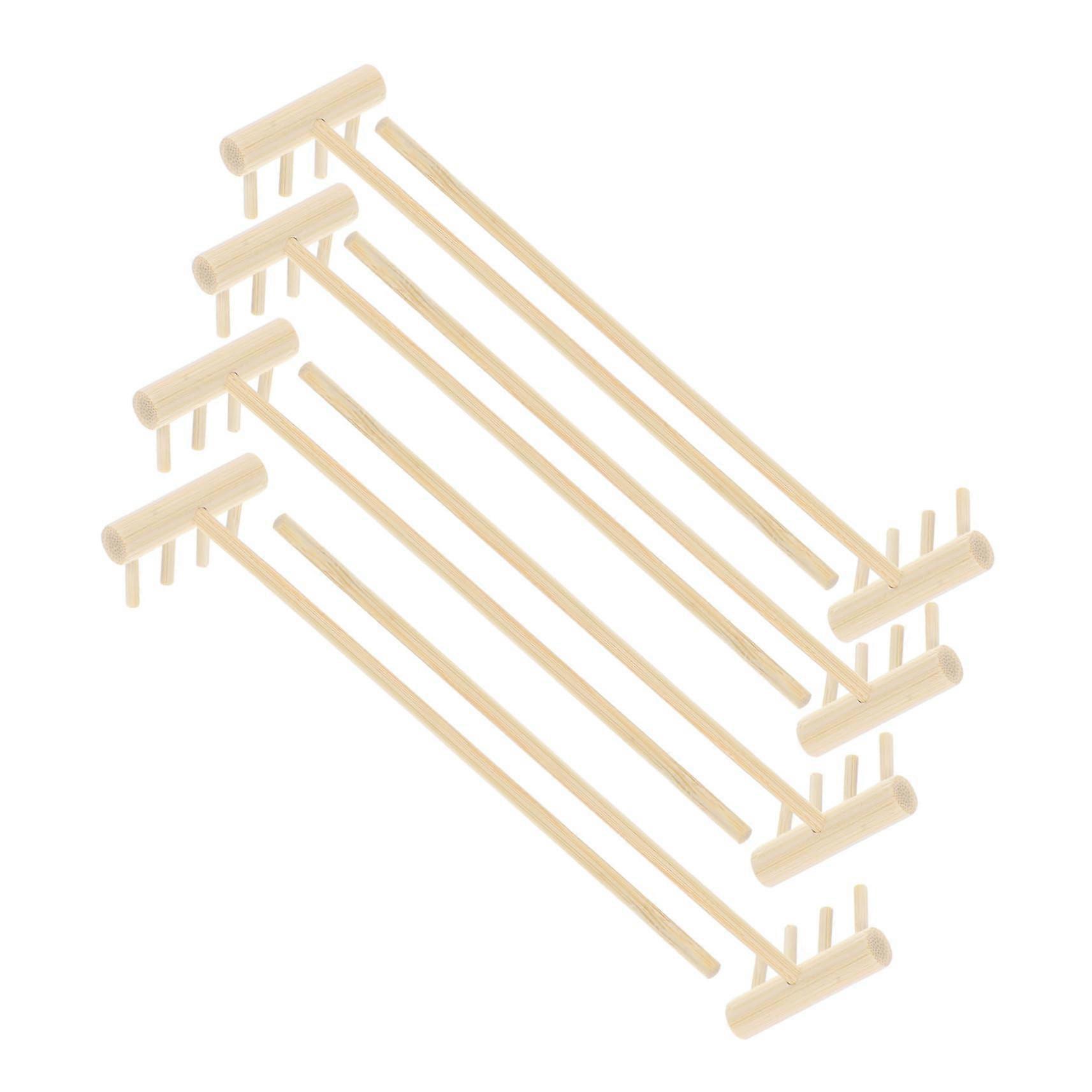 Mini Zen Garden Rake Set Bamboo Tools for Sand Garden Desktop Decor 8Piece Giftable