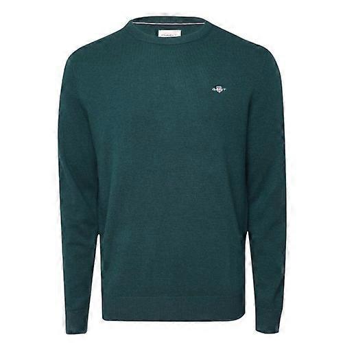 Gant Mens Lambswool Blend Crew Neck Sweatshirt