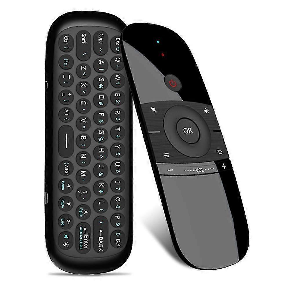 LX-W1 Mini Keyboard, Mouse and Remote Control Set - Black