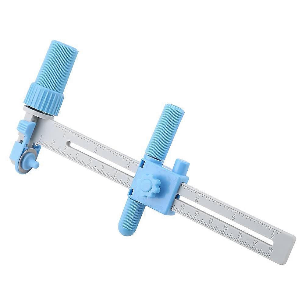 Adjustable Circle Cutter for Fabric and Paper with Precision Clean Cuts and Protective Safety Cap