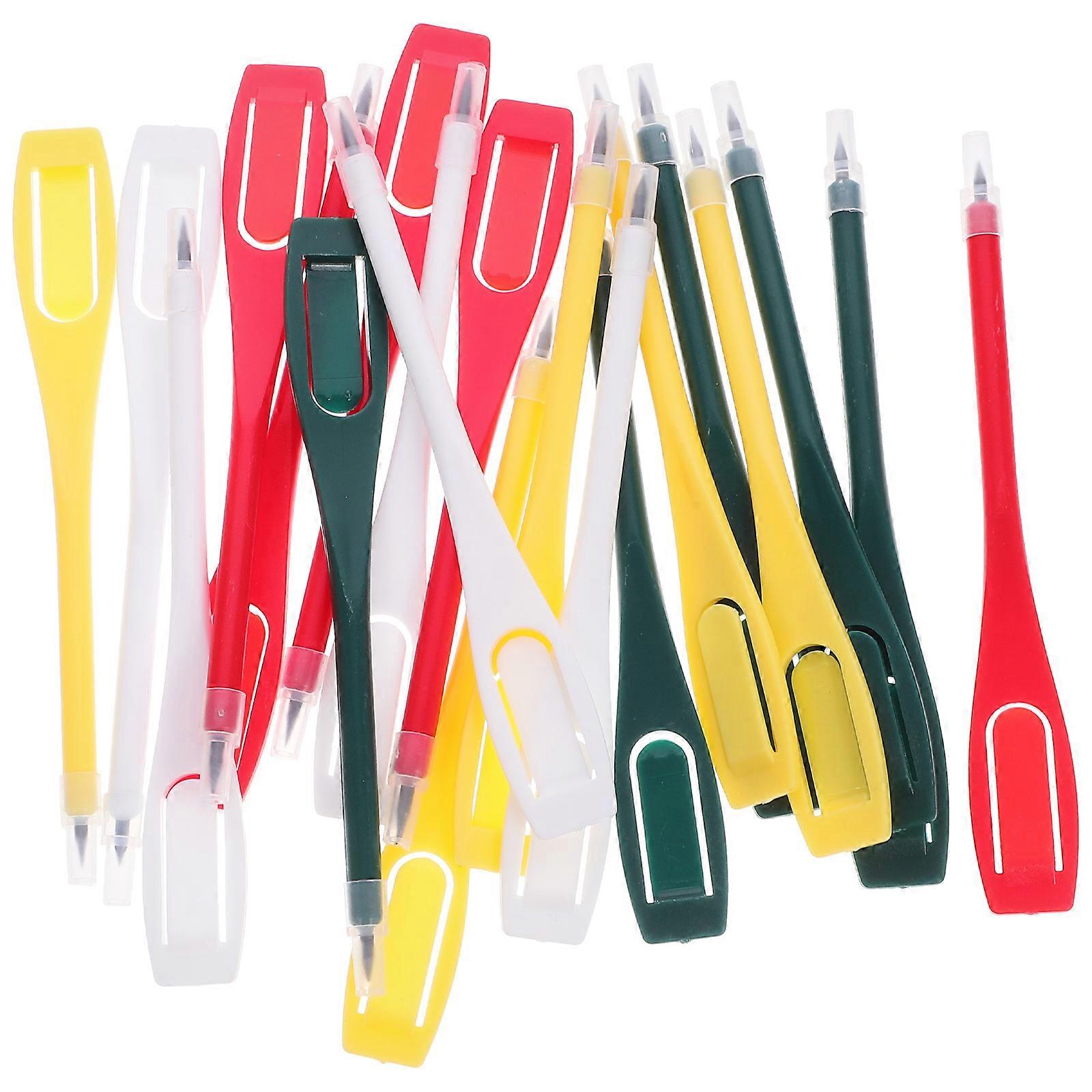 Marker Pen Golf Scoring Pen for Golf Practice 20Pcs Mixed