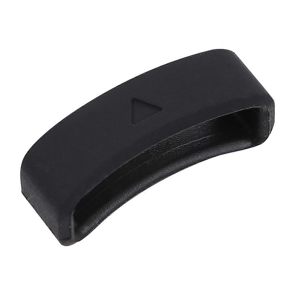 Silicone Watch Strap Loop for Watch Use 4Pcs Black Replacement Bands Keeper