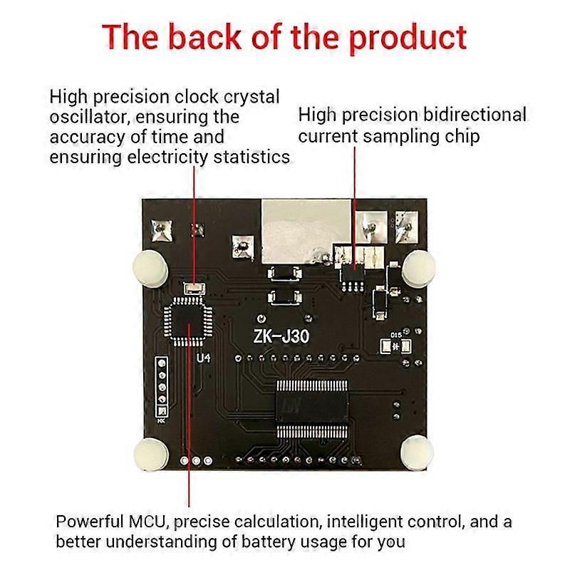 -J30 Coulomb Meter Display Battery Test Lithium Battery