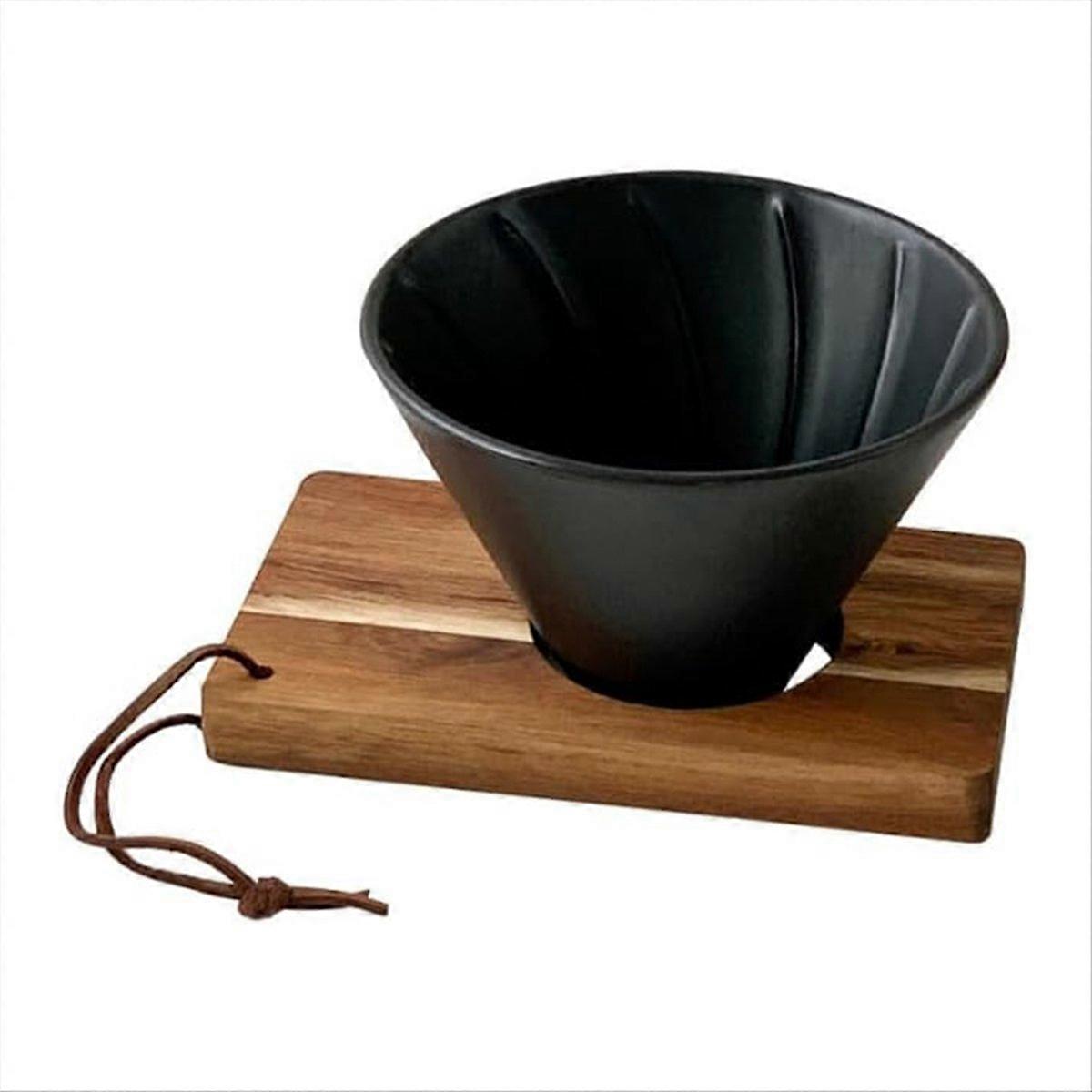 Pour over Coffee Filter Funnel Cup Ceramic Pour over Coffee Dripper Coffee Maker Reusable Coffee Filter