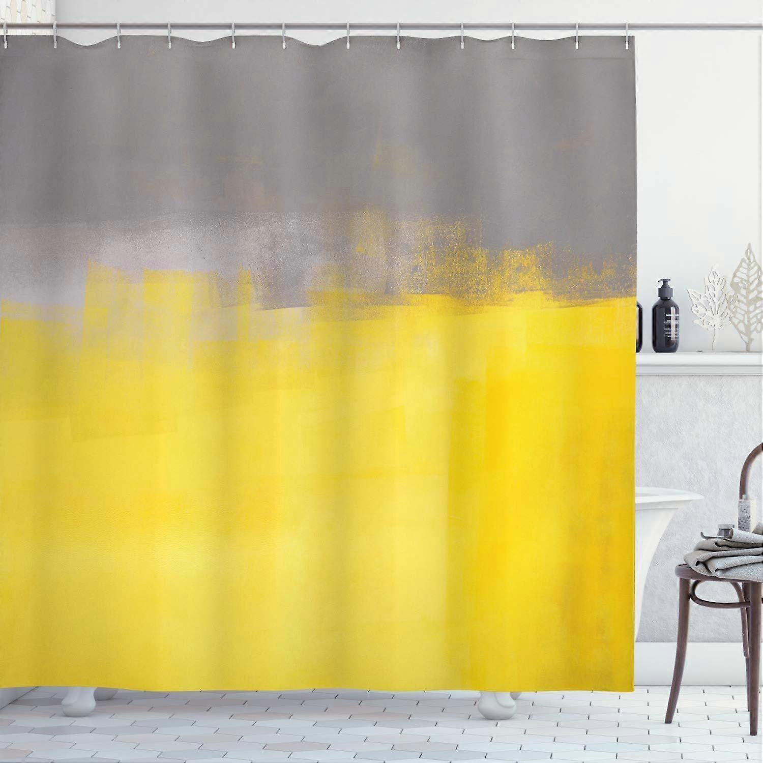 Rideau de douche imperméable avec crochets, style 4213