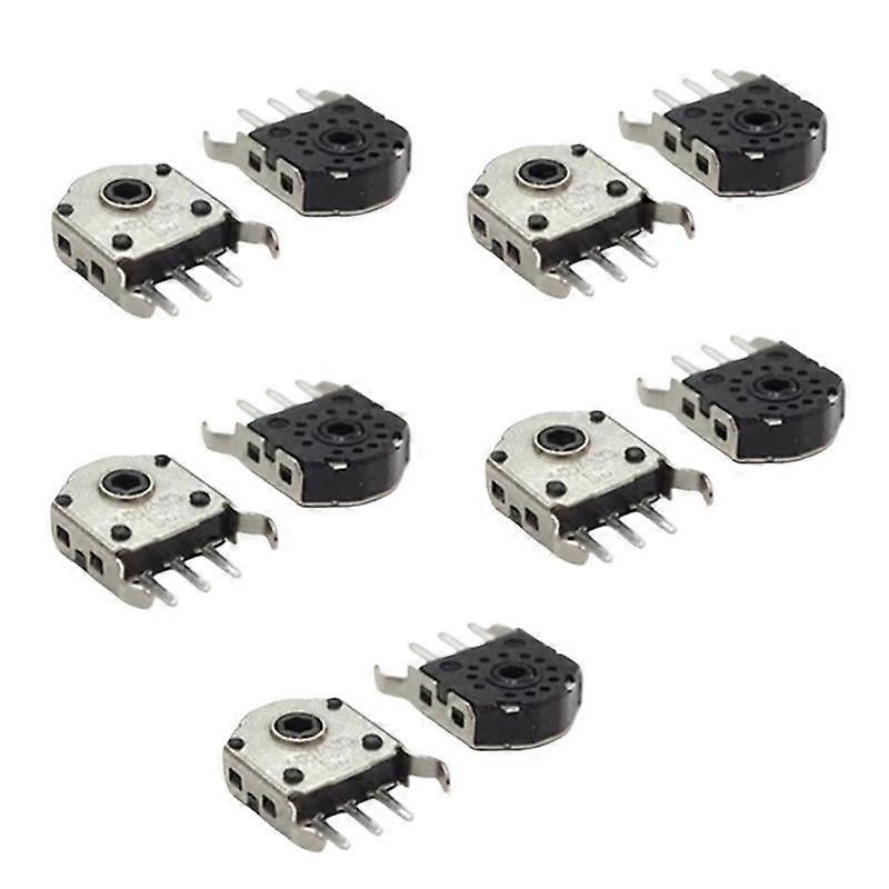 10pcs Mouse Wheel Encoder Black Core 5.5mm