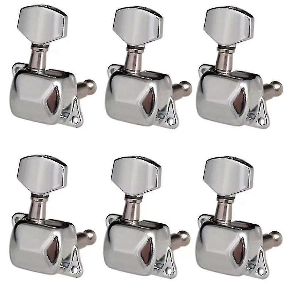 6r Halvstängd gitarrinställning Peg Key Tuner Head Gitarr delar
