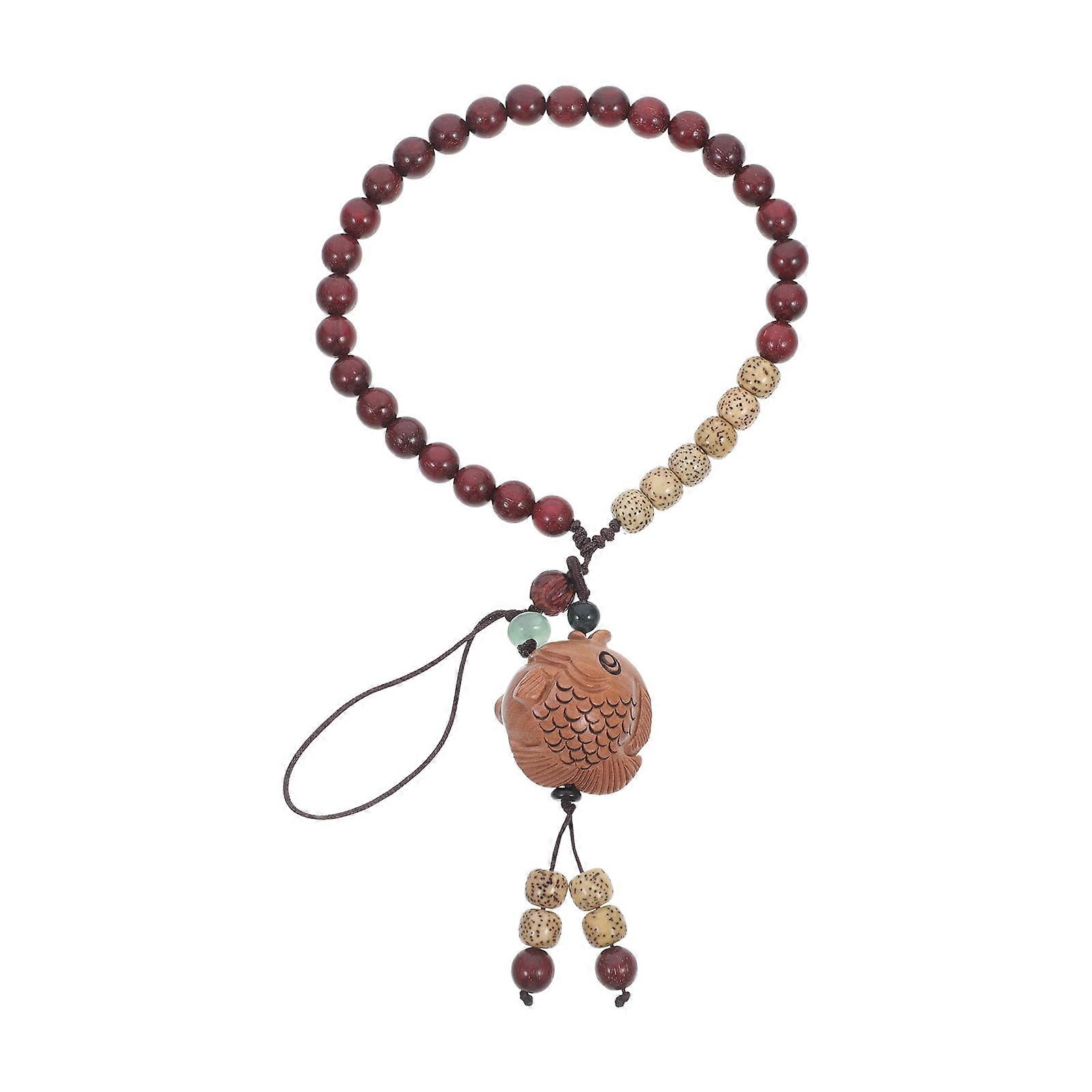 Lanyard Red Wood 1Pcs 7.9in