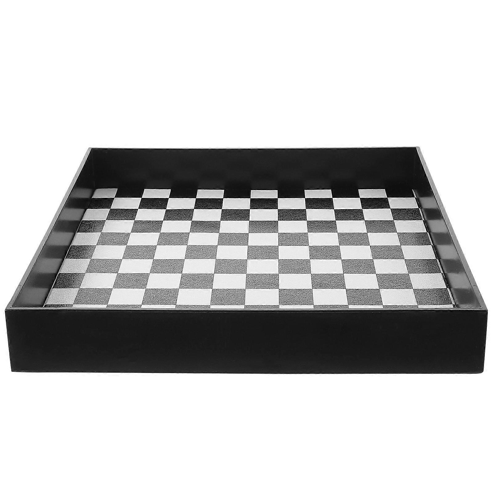 Checkerboard Pattern Storage Tray Desktop Storage Plate Multifunctional Storage Plate