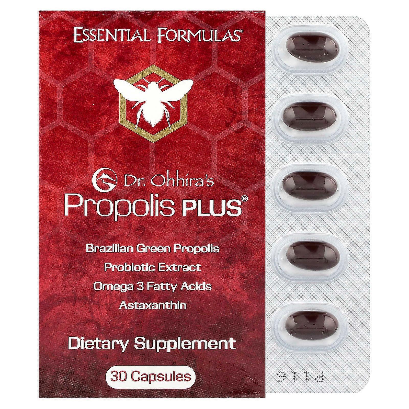 Dr. Ohhira's, Essential Formulas Inc., Propolis Plus, 30 Capsules