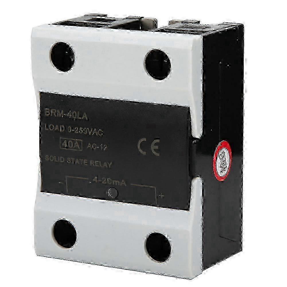 Flame Retardant 40A Solid State Relay 4-20mA AC 0-250V