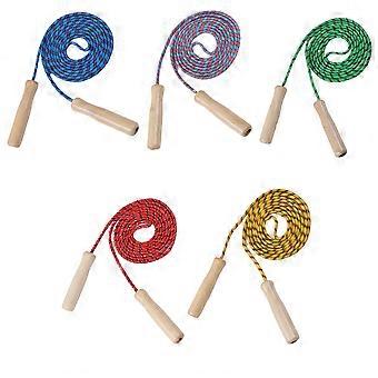 Skipping Rope Wooden Handle for Exercise 15Pcs Assorted