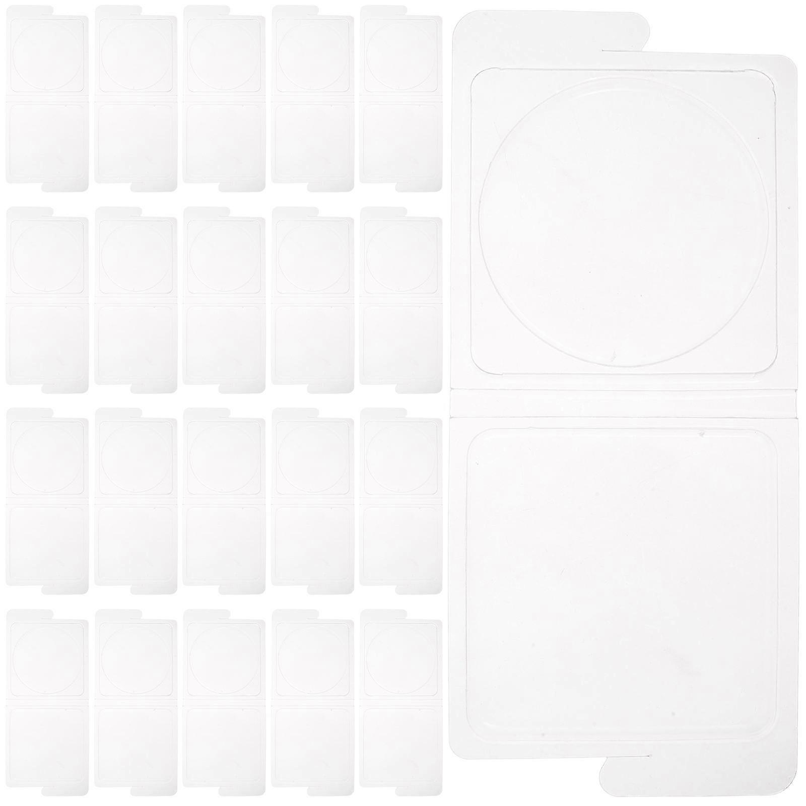 40Pcs Refillable Empty Lipstick Box for DIY Makeup Clear Plastic