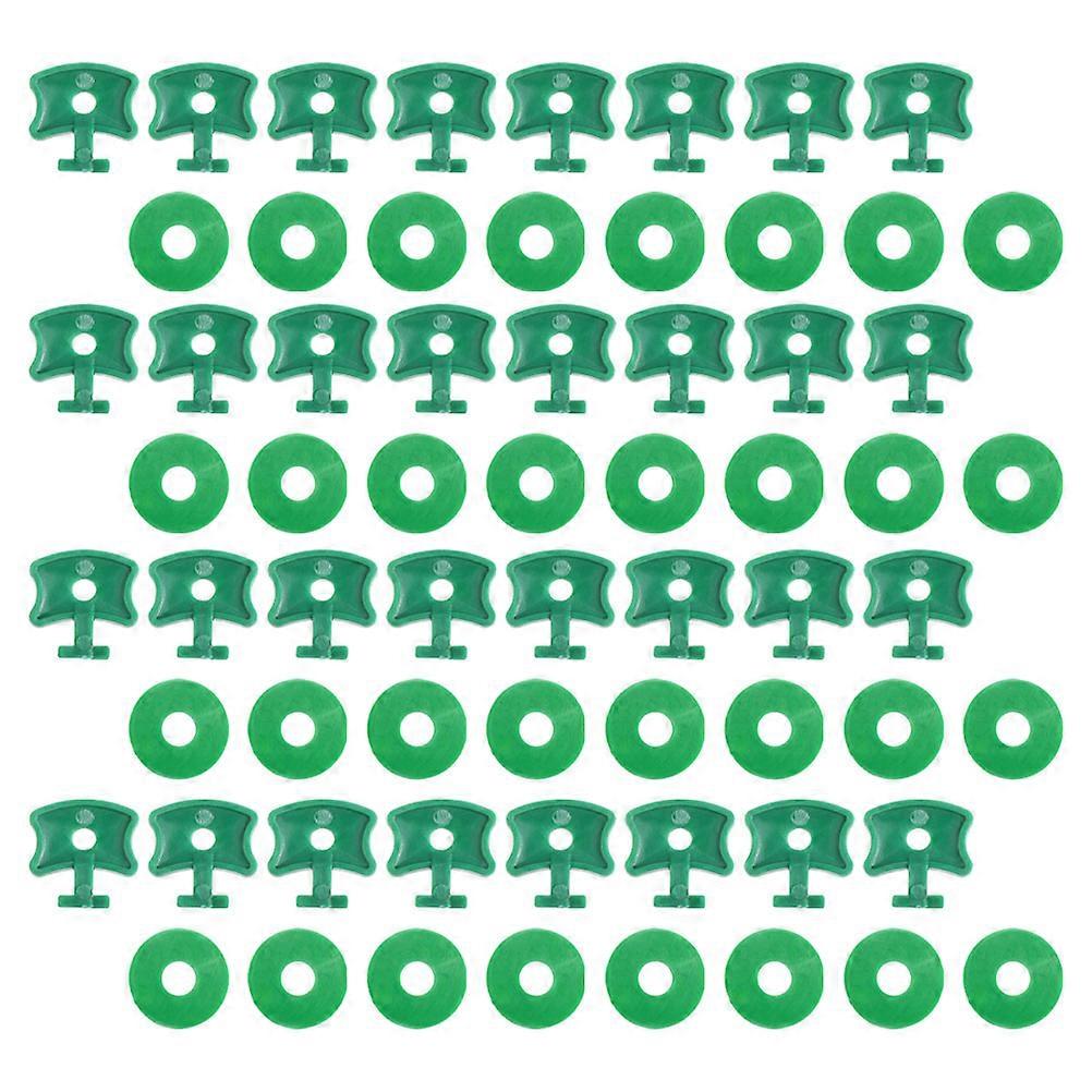 Plastic Garden Hooks for Fixation 100Sets Greenhouse Connectors
