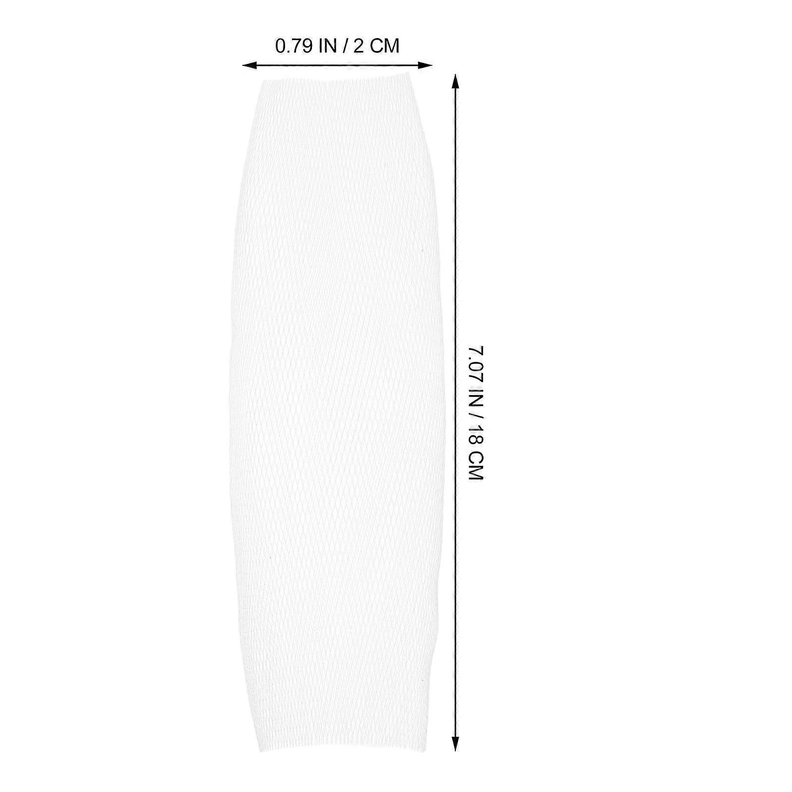 White Pe Mesh Protector Sleeve for Daily Use 100Pcs Covers