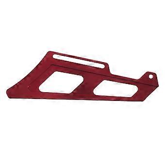 Protection de chaîne arrière pour moto - Cache-chaîne inférieur pour moto tout-terrain - Pièce de rechange pour motocross et trail (rouge)
