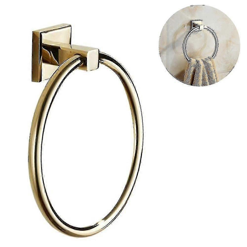 Towel Ring Compatible with Bathroom 1 Pack-round Bottom-drawing