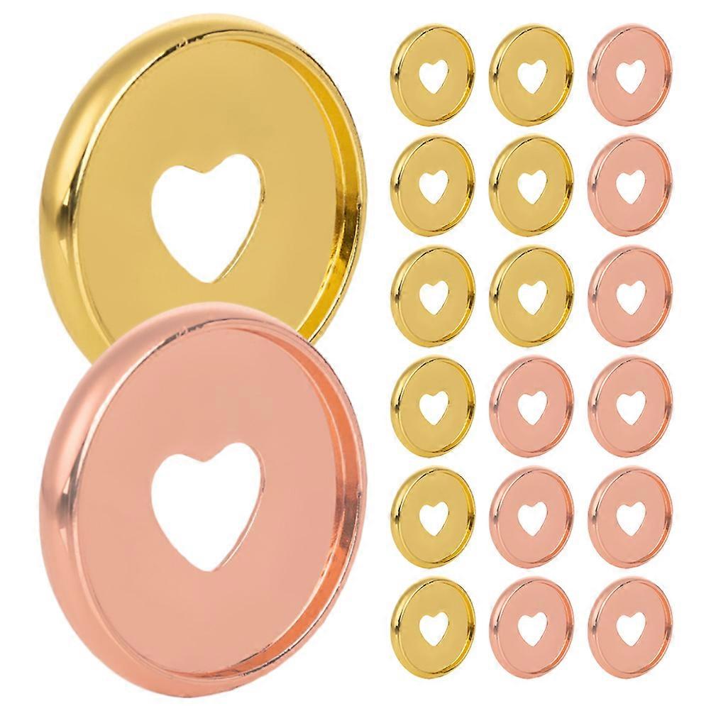 20Pcs Planner Discs Loose-leaf Bind Discs Binding Discs Small Binding Discs Notebook Binding Discs