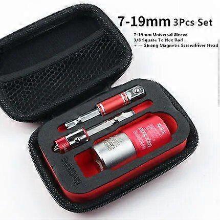 BROPPE Universal Wrench Socket Set Electric Screw Multi-function Universal Adjustable Sleeve Magnetic Ring Screwdriver Bit