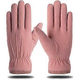 Women's Winter Warm Touchscreen Gloves Thermal Soft Lining Elastic Cuff Texting Glove