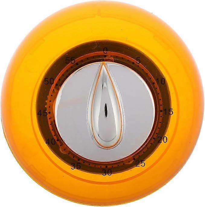 Orange mechanical timer Round timer Clock cooking timer Manual timer silent timer Manual kitchen timer Tomato timer Plastic