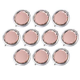 Travel Pocket Mirror Double Side Makeup Mirror for Makeup 10Pcs Pack