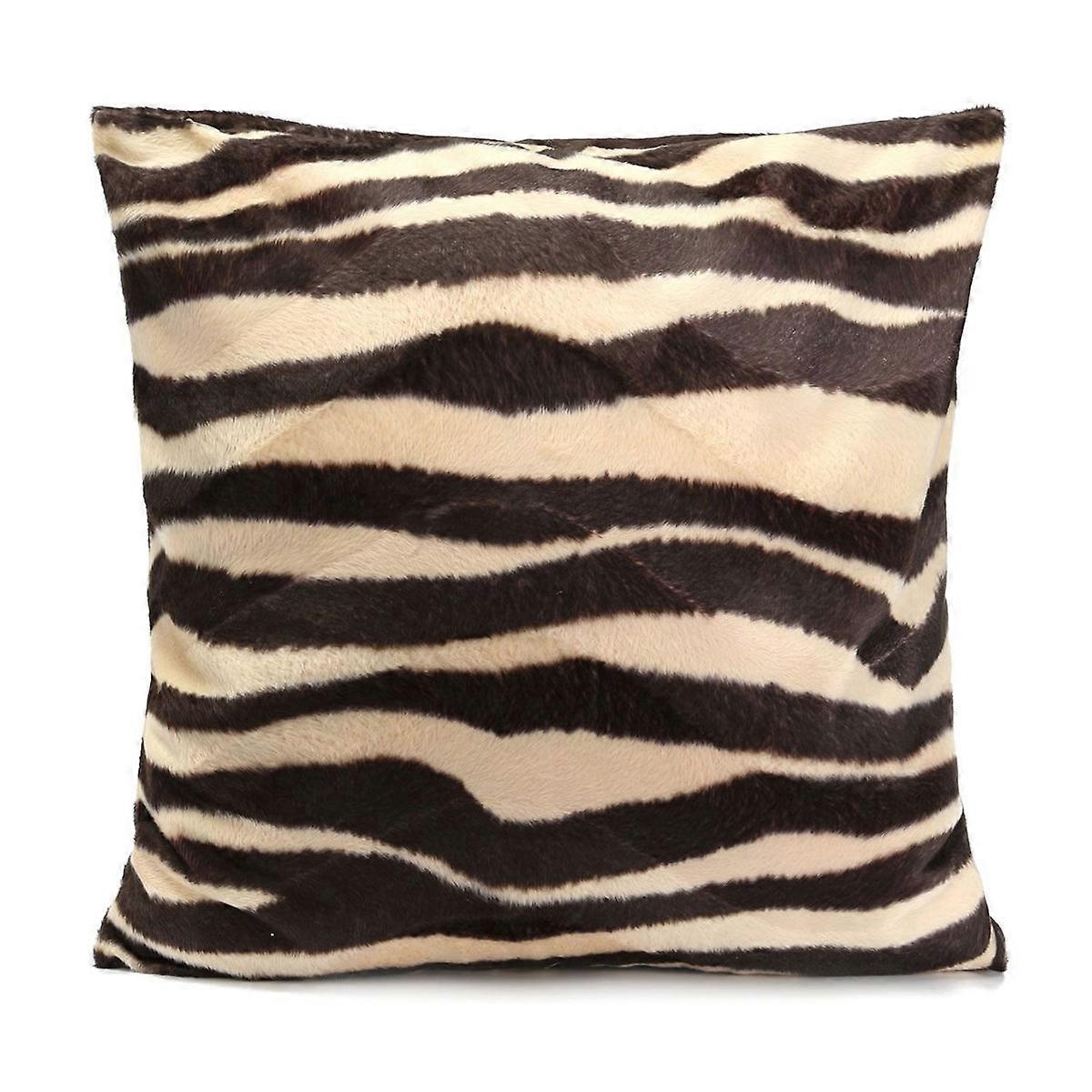 Plush Stuffing Throw Pillow Cover for Pillow Use Leopard Design