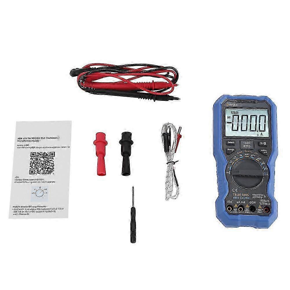 1 x OW18B Bluetooth Digital Multimeter Thermometer and Data Logger Kit