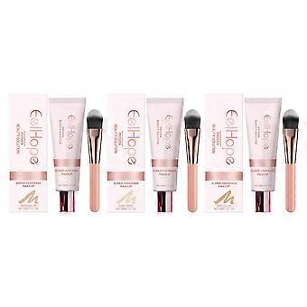Eelhope concealer liquid foundation series tricolor optional moisturizing texture clear makeup holding natural liquid foundation