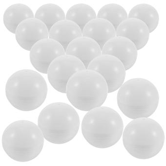 40pcs Boules de loterie ouvertes Boules de tombola légères Boules de tombola vides réutilisables