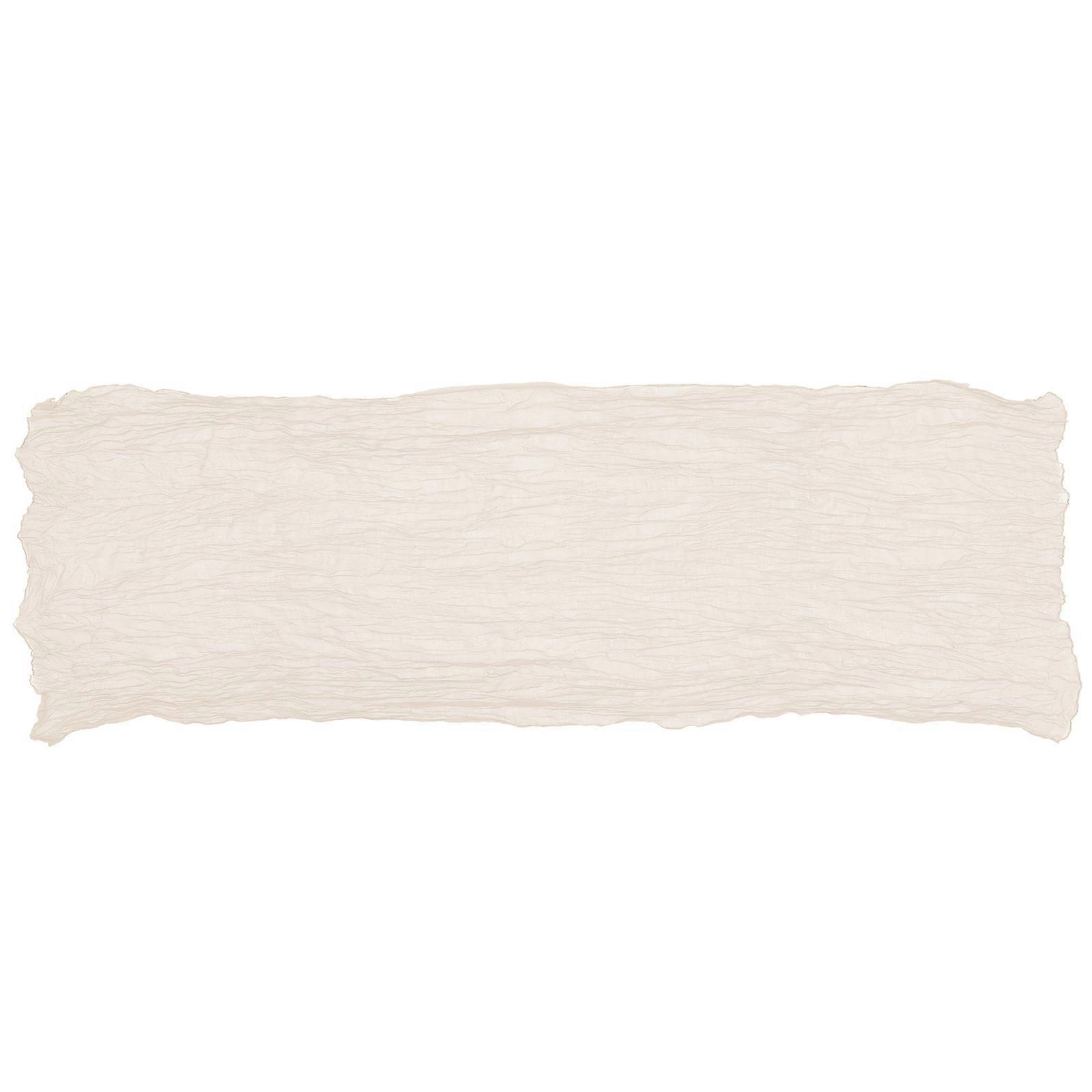Bohemian Style Table Runner for Decor Elegant Beige Polyester Tablecloth