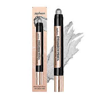 Zephoco Smooth Pearlescent Eyeshadow Pen (Champagne Silver) Features Natural Color Display, Fine Sparkle And Silky Smoothness, Making It User-Friendly