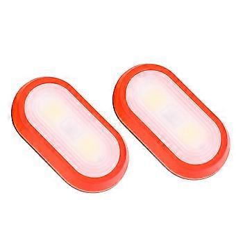 Nighttime LED Waterproof Clip Lamp for Running Safety Light 2Pcs