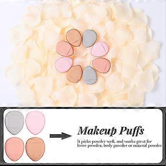 12 Mini-Schwämmchen für Kosmetikpuder, Make-up-Grundierung, tragbar