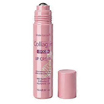 Collagen Lip Balm 15ml, Hyaluronic Acid Moisturizing Lip Balm, Dry Lips Care Lip Moisturizer, Nourishing Lip Primer for Lipstick, Improves Lip Elastic