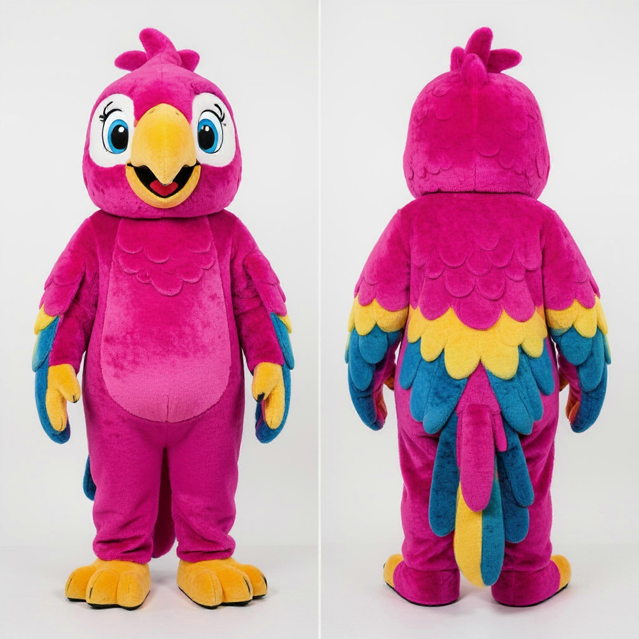 MASTICOT Magenta Vibrant Macaw Mascot