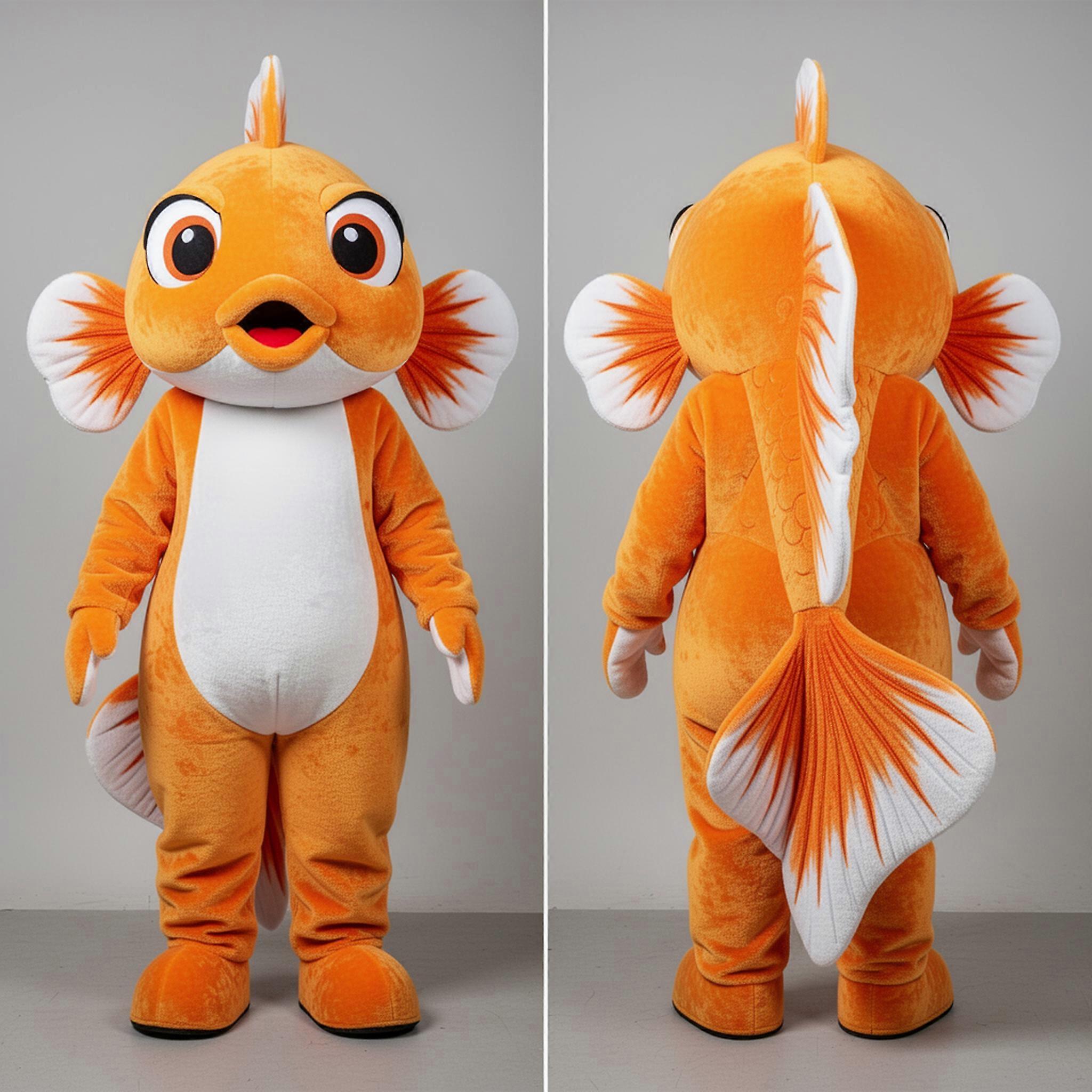 MASTICOT Golden Shimmering Betta Fish Mascot