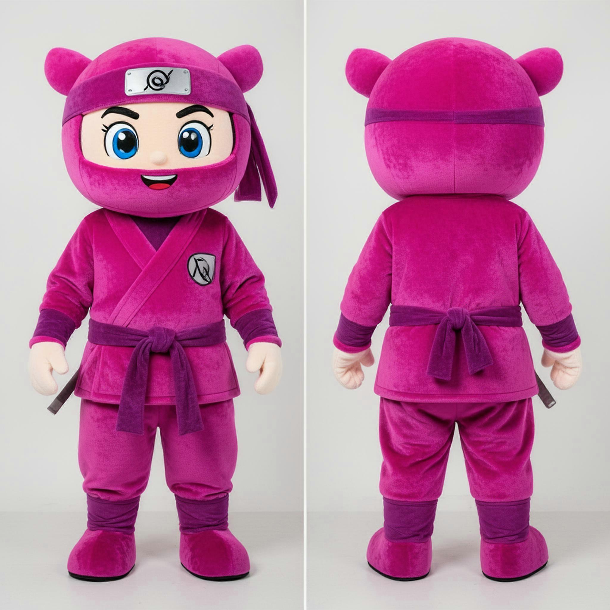 MASTICOT Magenta Plush Ninja Mascot