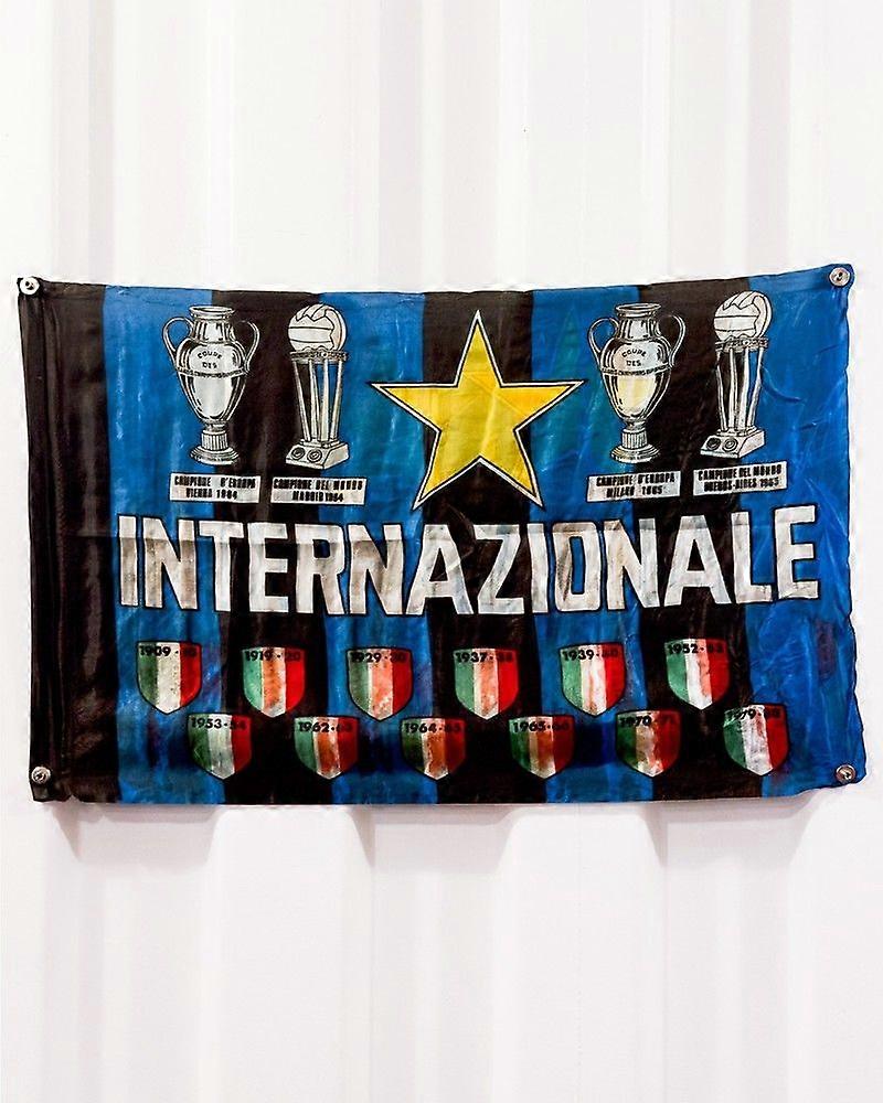 Inter Milan 1980'ernes flag GBB693